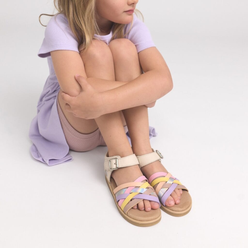 Pretty Brave Girls Shoes Ariel Rainbow Sandal