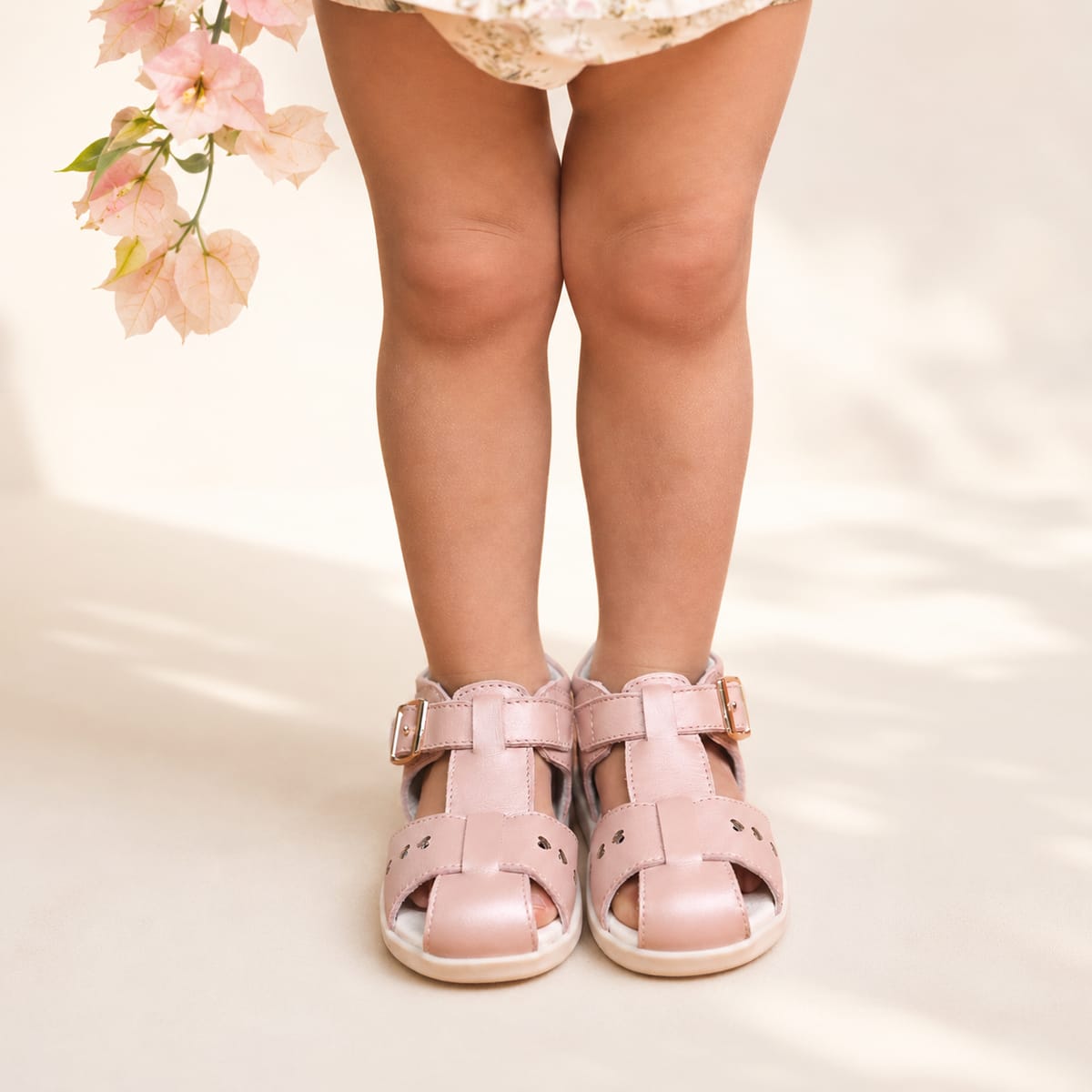 Pretty Brave Girls Shoes Camilla Blush Pearl Sandal