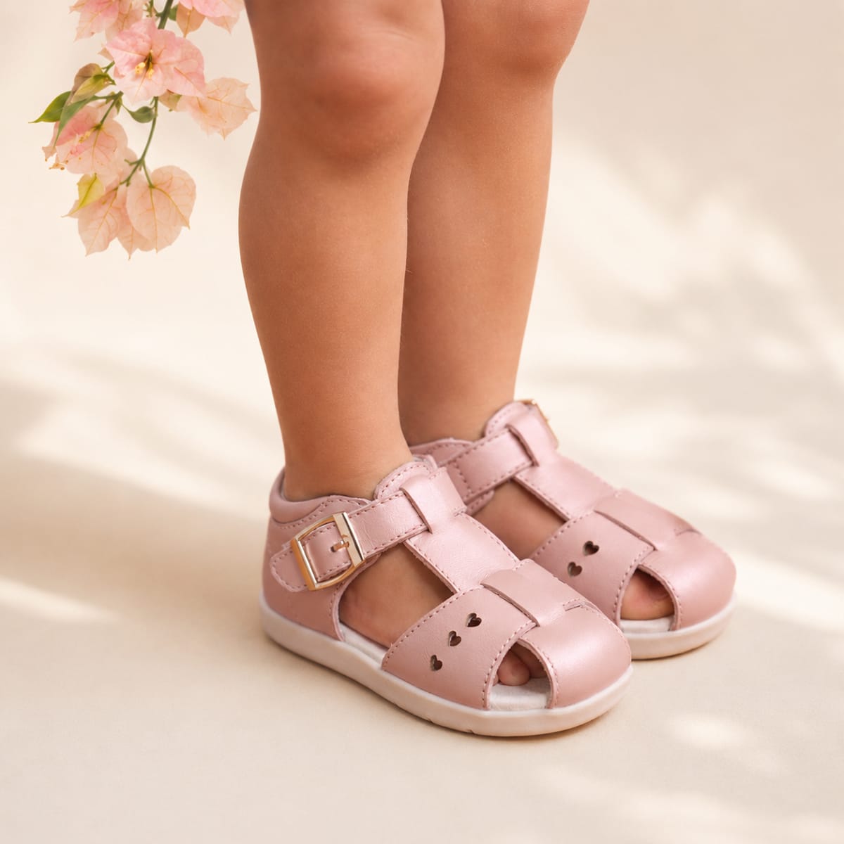 Pretty Brave Girls Shoes Camilla Blush Pearl Sandal