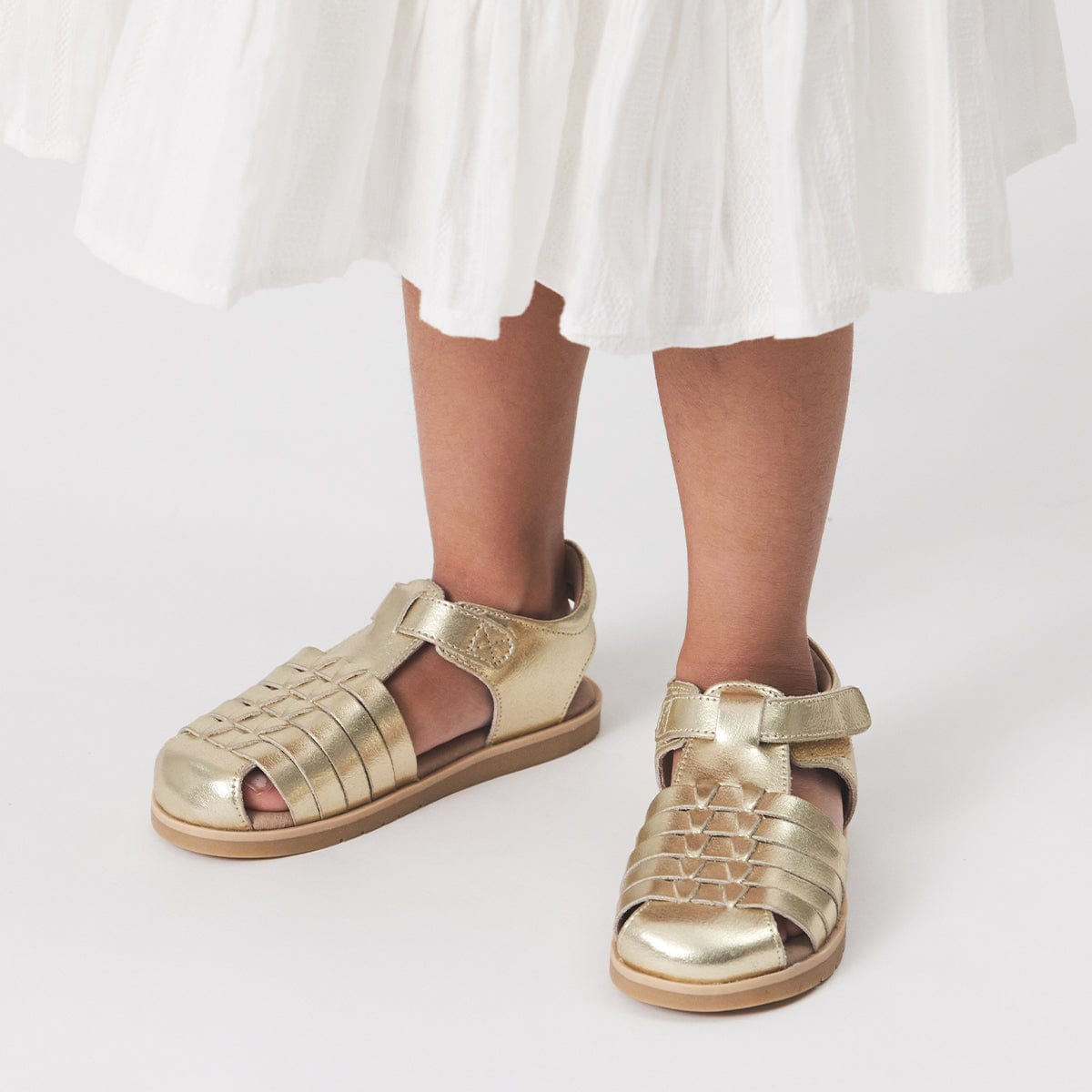 Pretty Brave Girls Shoes Frankie Sandal in Gold