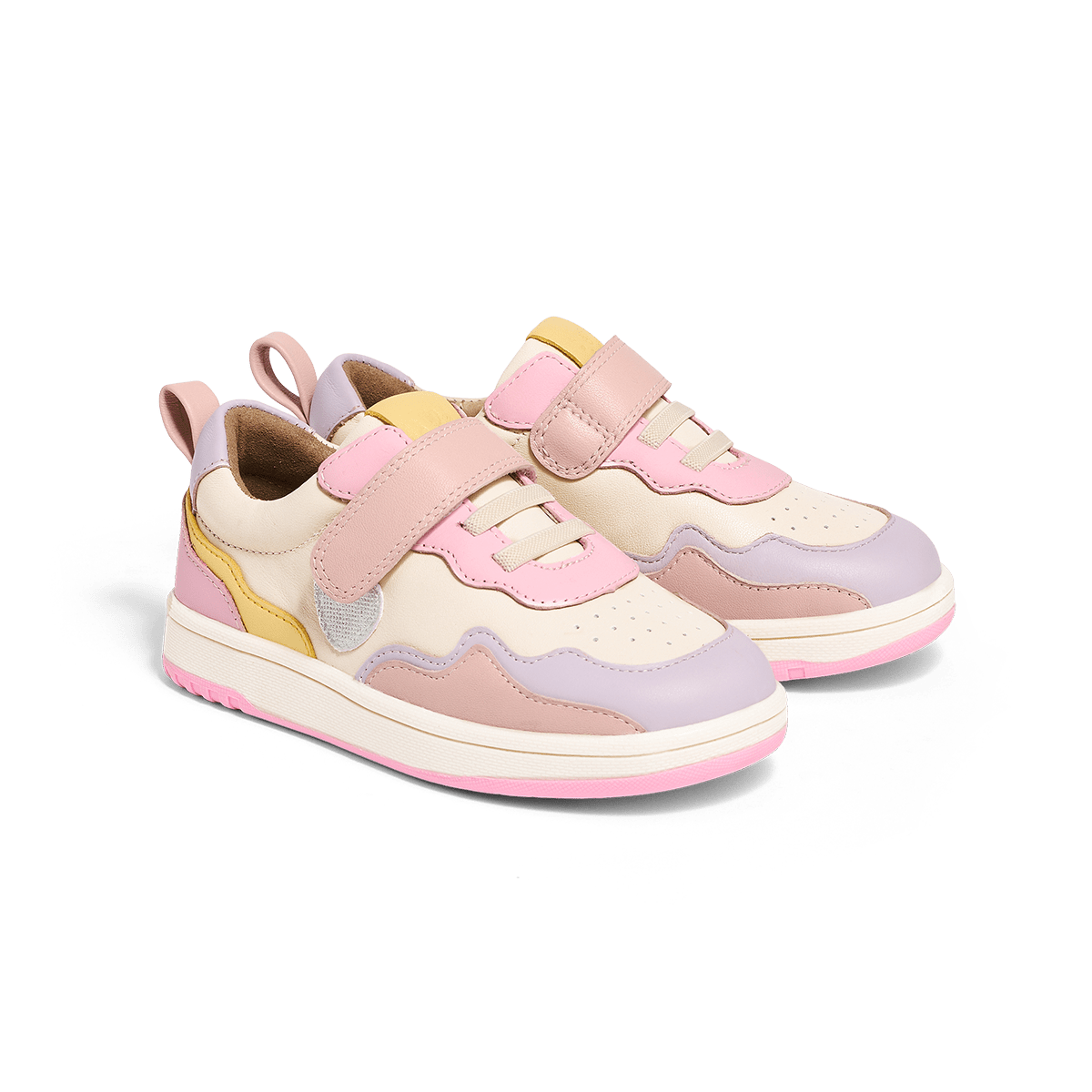 Pretty Brave Girls Shoes Icon Trainer in Sparkle Hearts