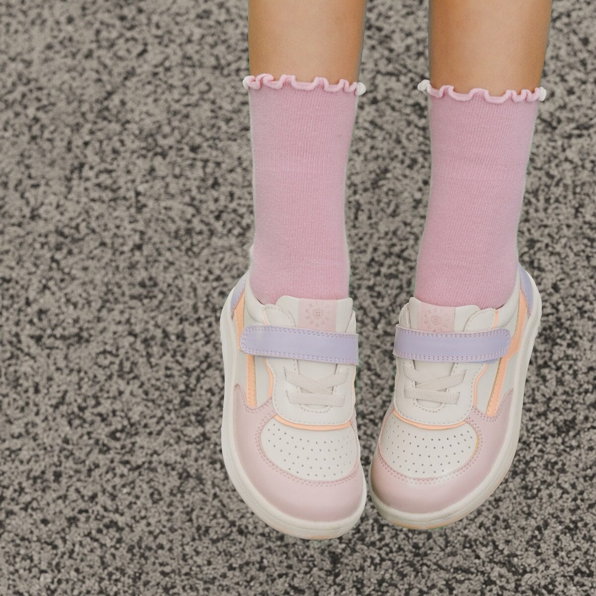 Pretty Brave Girls Shoes Playground Trainer in Blush Combo