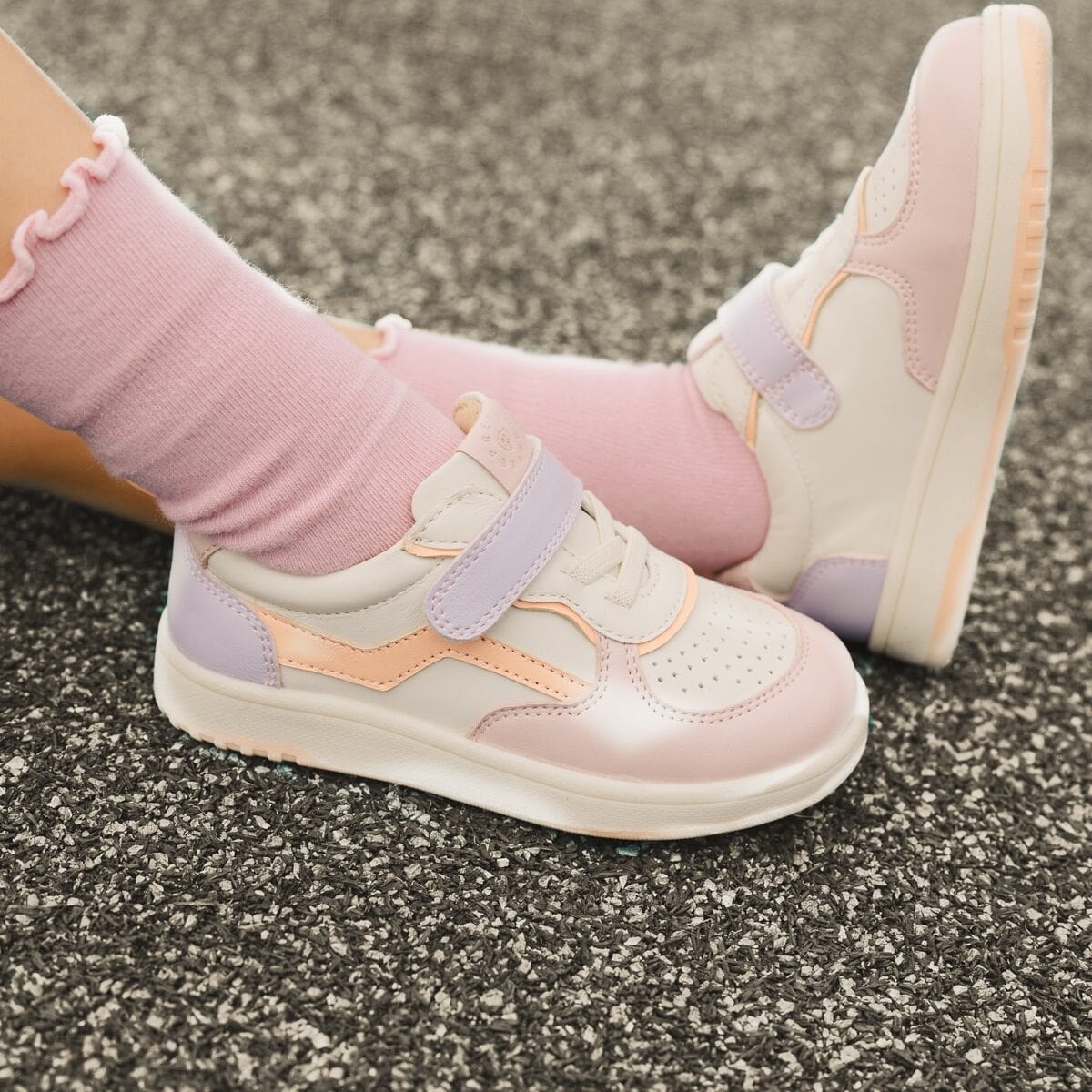 Pretty Brave Girls Shoes Playground Trainer in Blush Combo