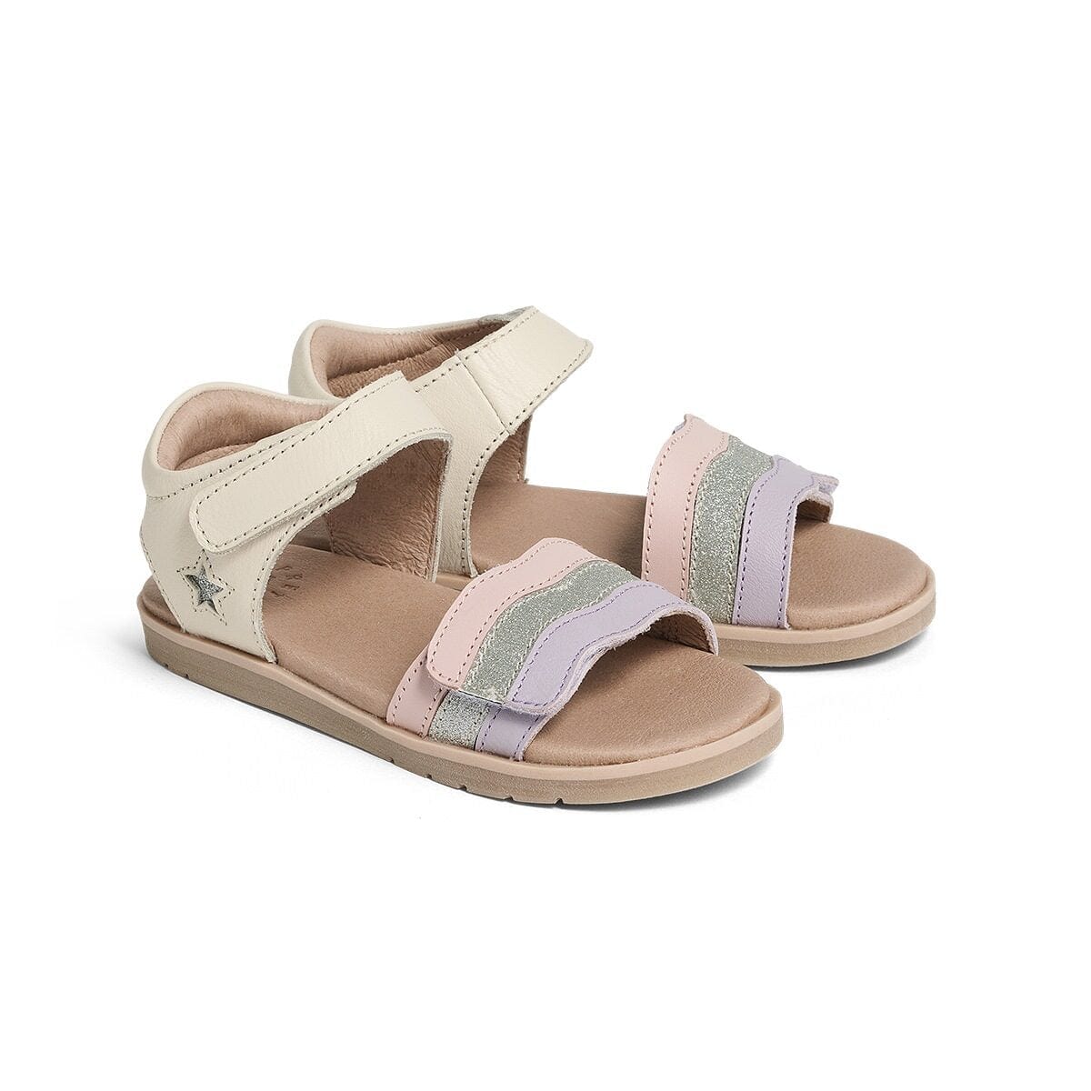 Pretty Brave Girls Shoes Star Sandal in Sparkle