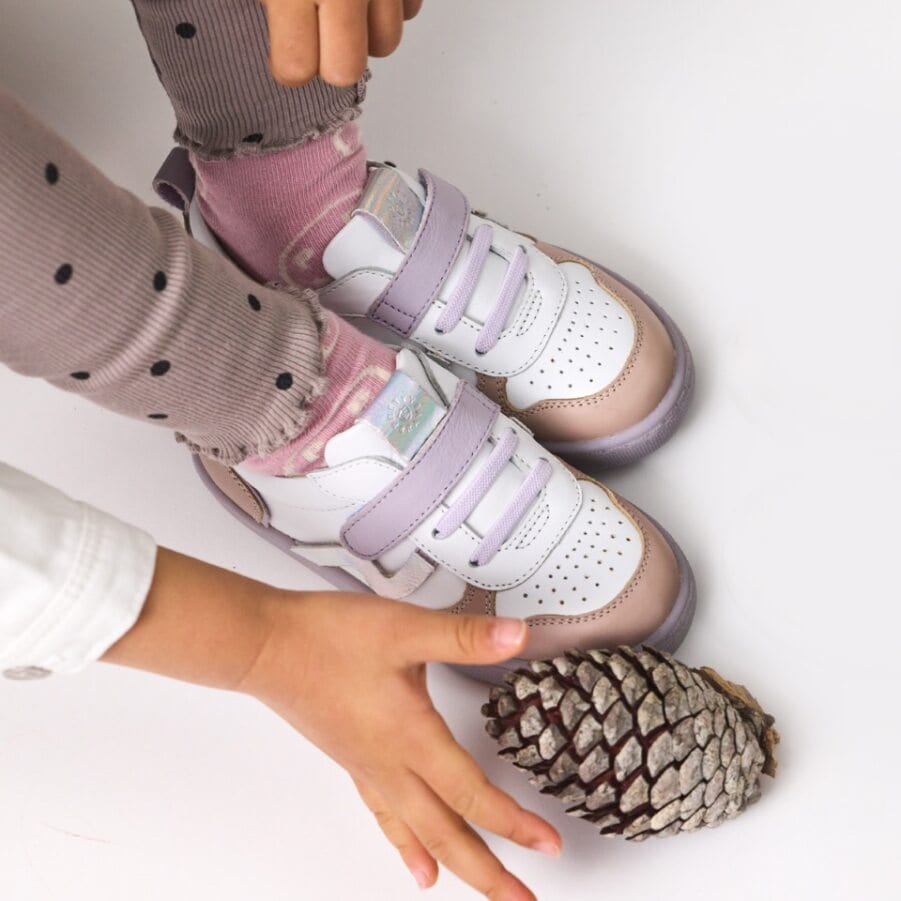 Pretty Brave Girls Shoes XO Trainer in Lilac/Blush