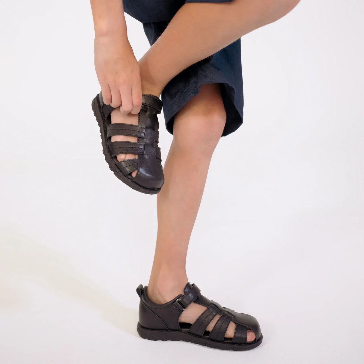 Pretty Brave Unisex Shoes APOLLO Black School Shoe