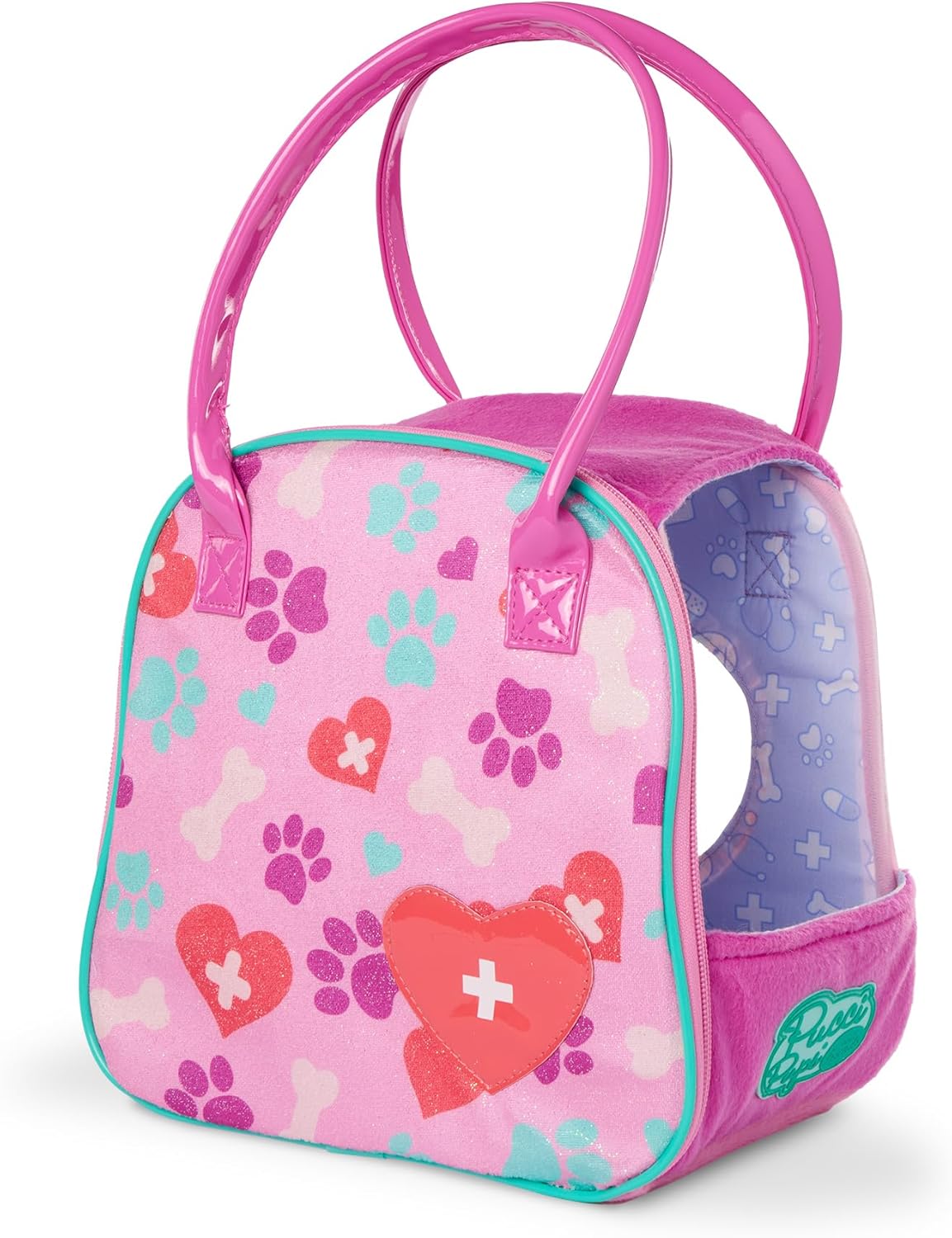 Pucci Pups Toys Pucci Pup Cocker Spaniel & Vet Carrier Playset