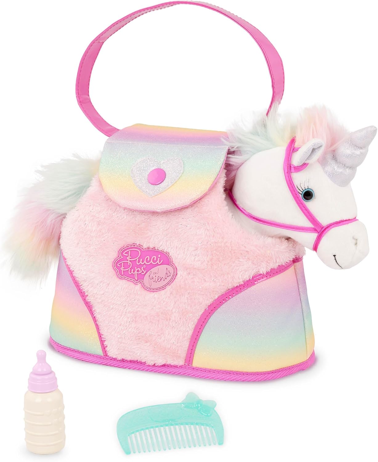 Pucci Pups Toys Pucci Pup Unicorn & Rainbow Bag