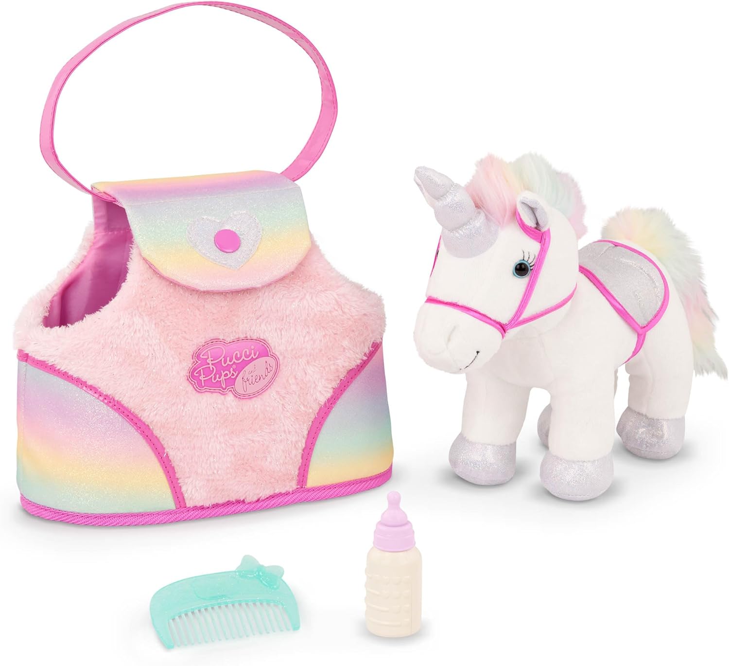 Pucci Pups Toys Pucci Pup Unicorn & Rainbow Bag