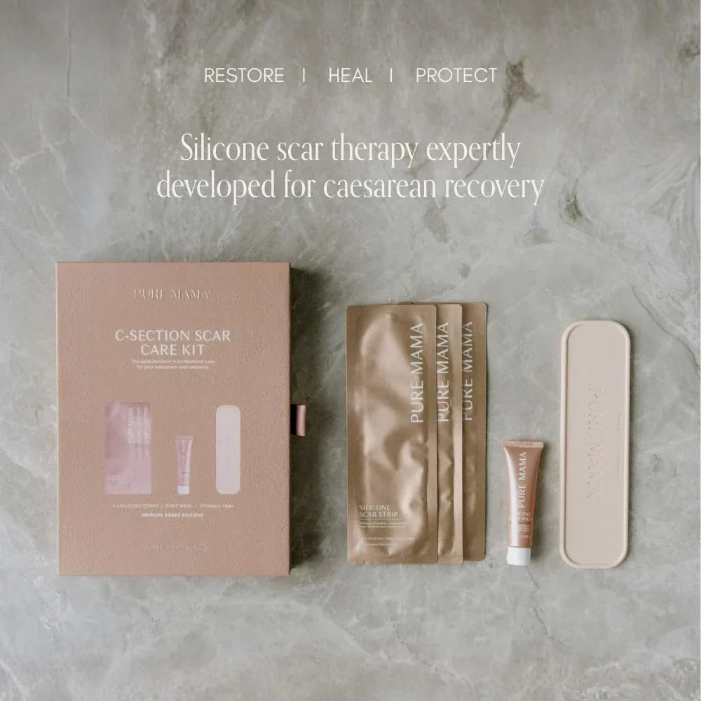 Pure Mama For Mum C-Section Scar Care Kit