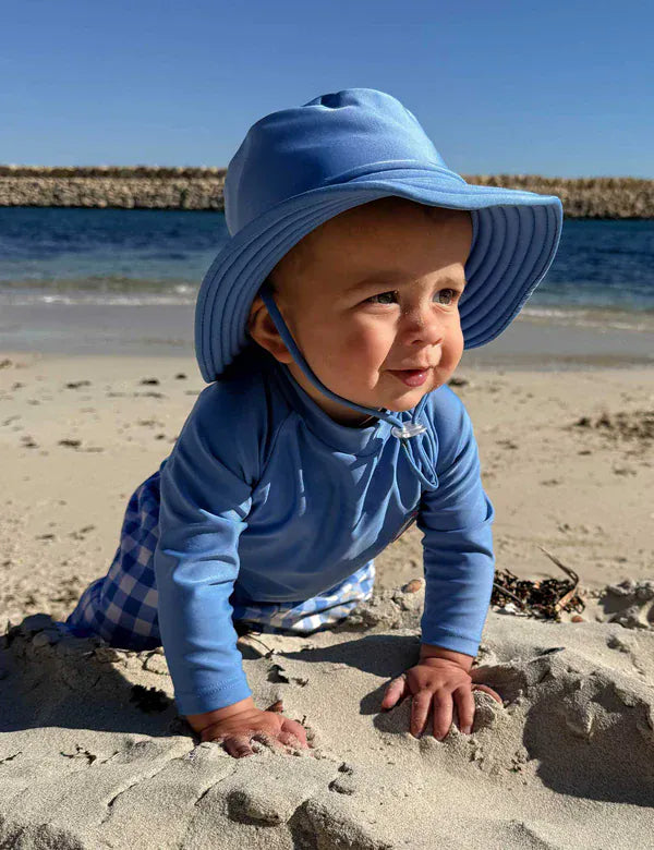 Purebaby Accessories Hats Blue Jay Broad Brim Swim Hat
