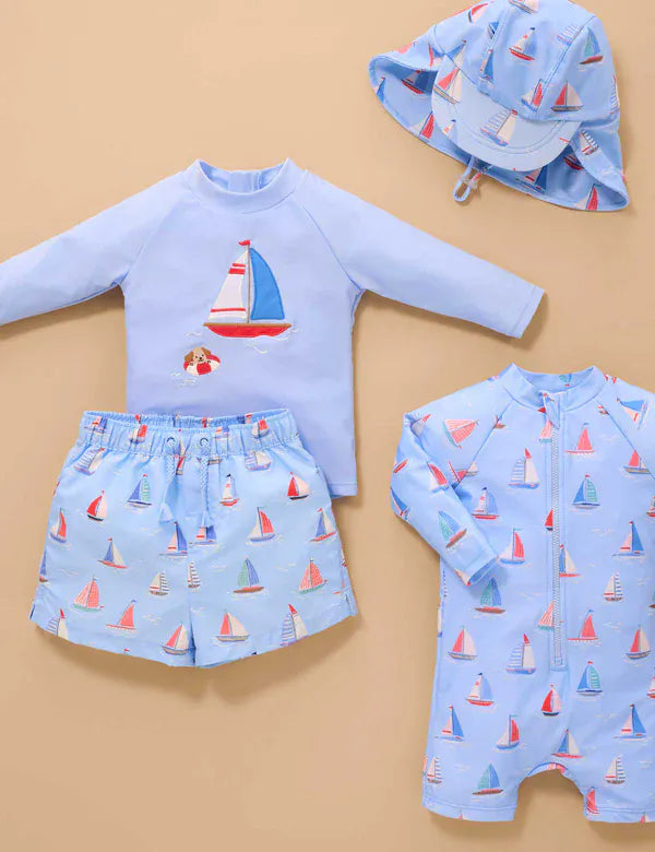 Purebaby Accessories Hats Sail Away Legionnaires Swim Hat