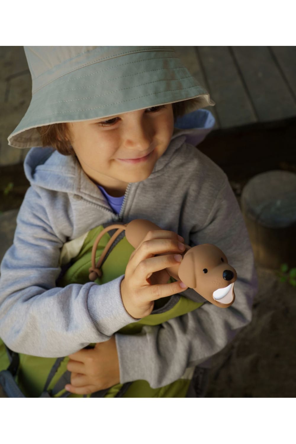Rabbit & Friends Toys Silicone Buddy Dog Flashlight