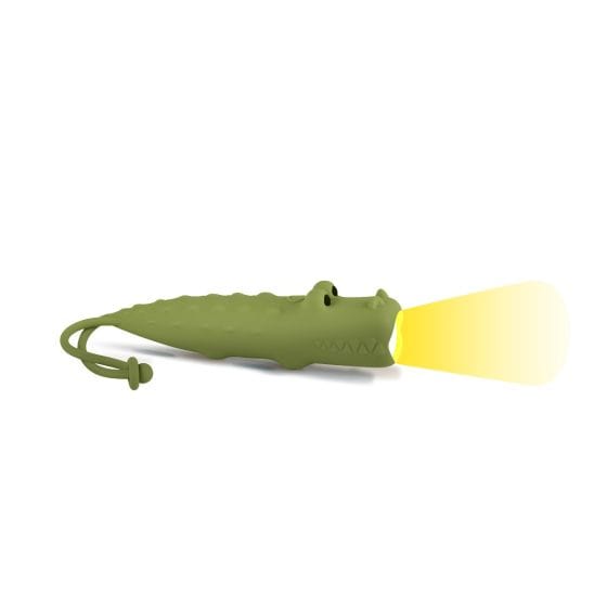 Rabbit & Friends Toys Silicone Crocodile Flashlight