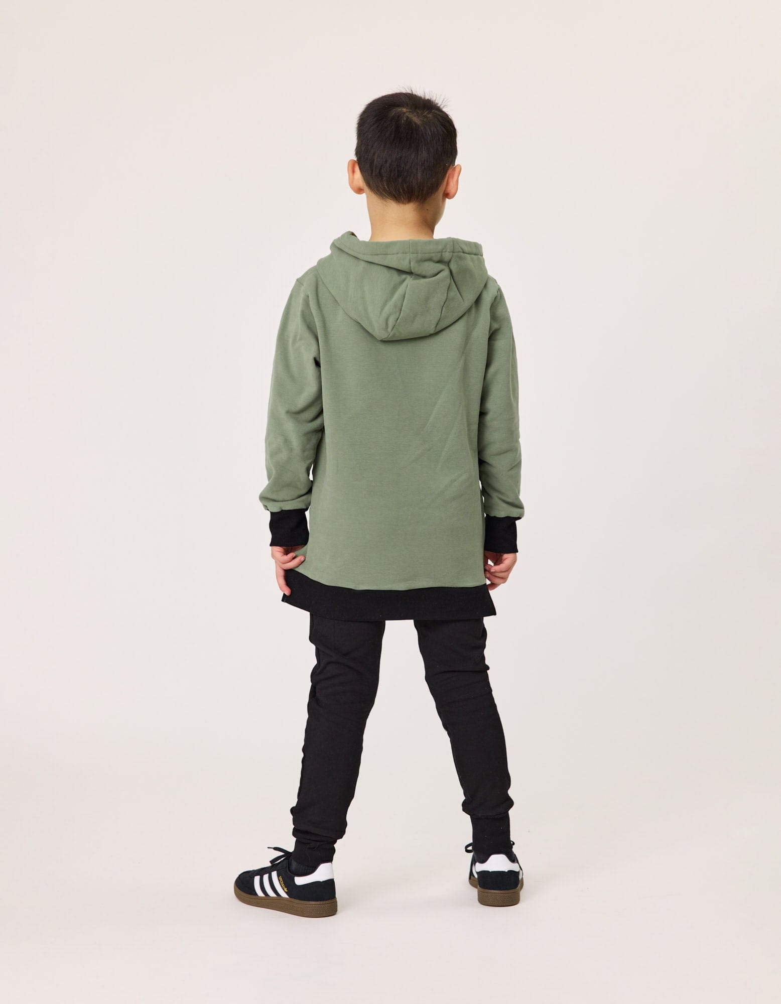 Rad Tribe Unisex Jumper Tribe Hood in Moss