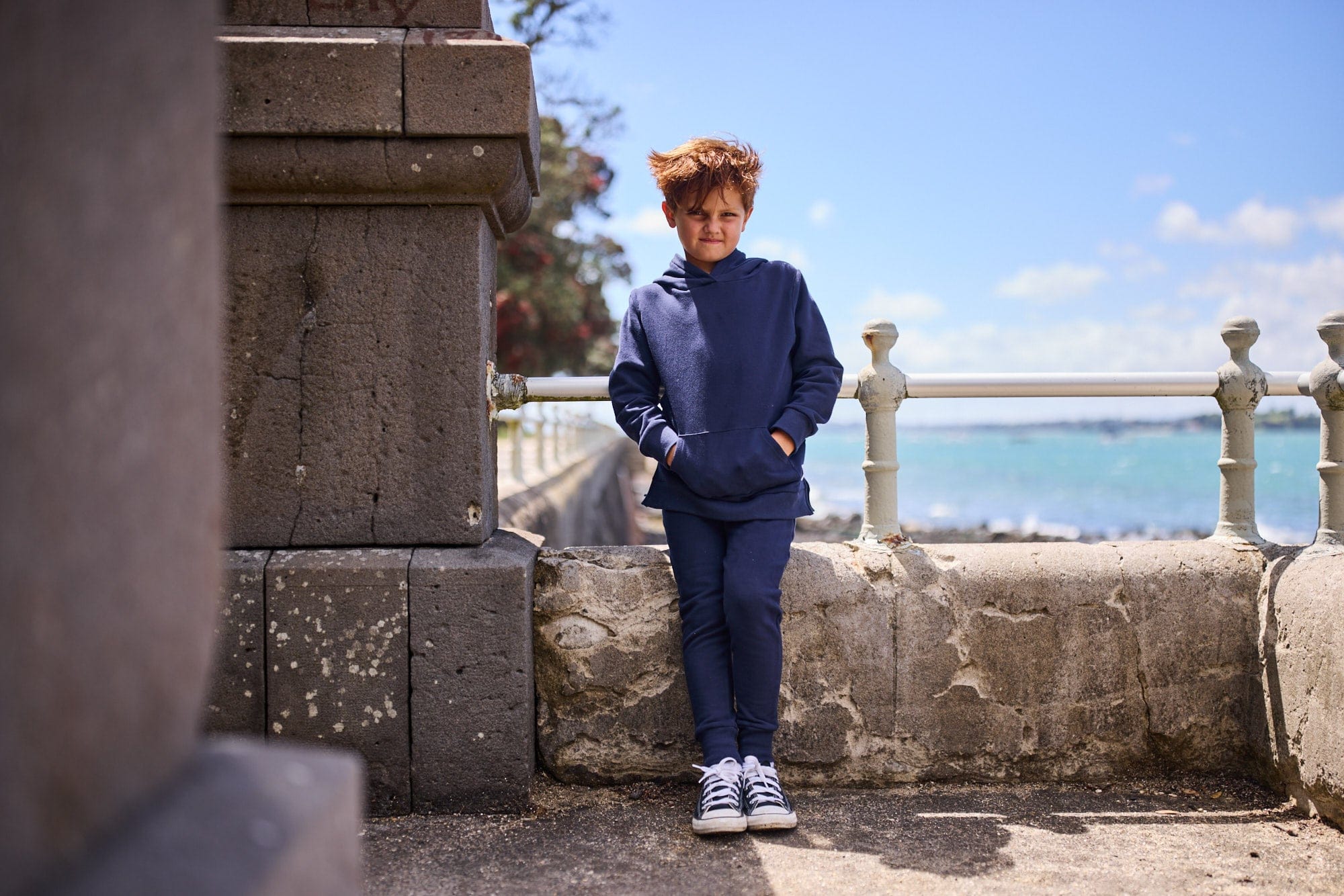 Rad Tribe Unisex Jumper Tribe Hood in Navy