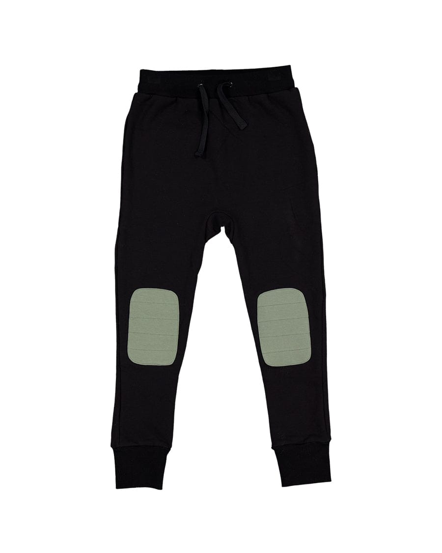 Rad Tribe Unisex Pants Tribe Spacepant in Black & Moss