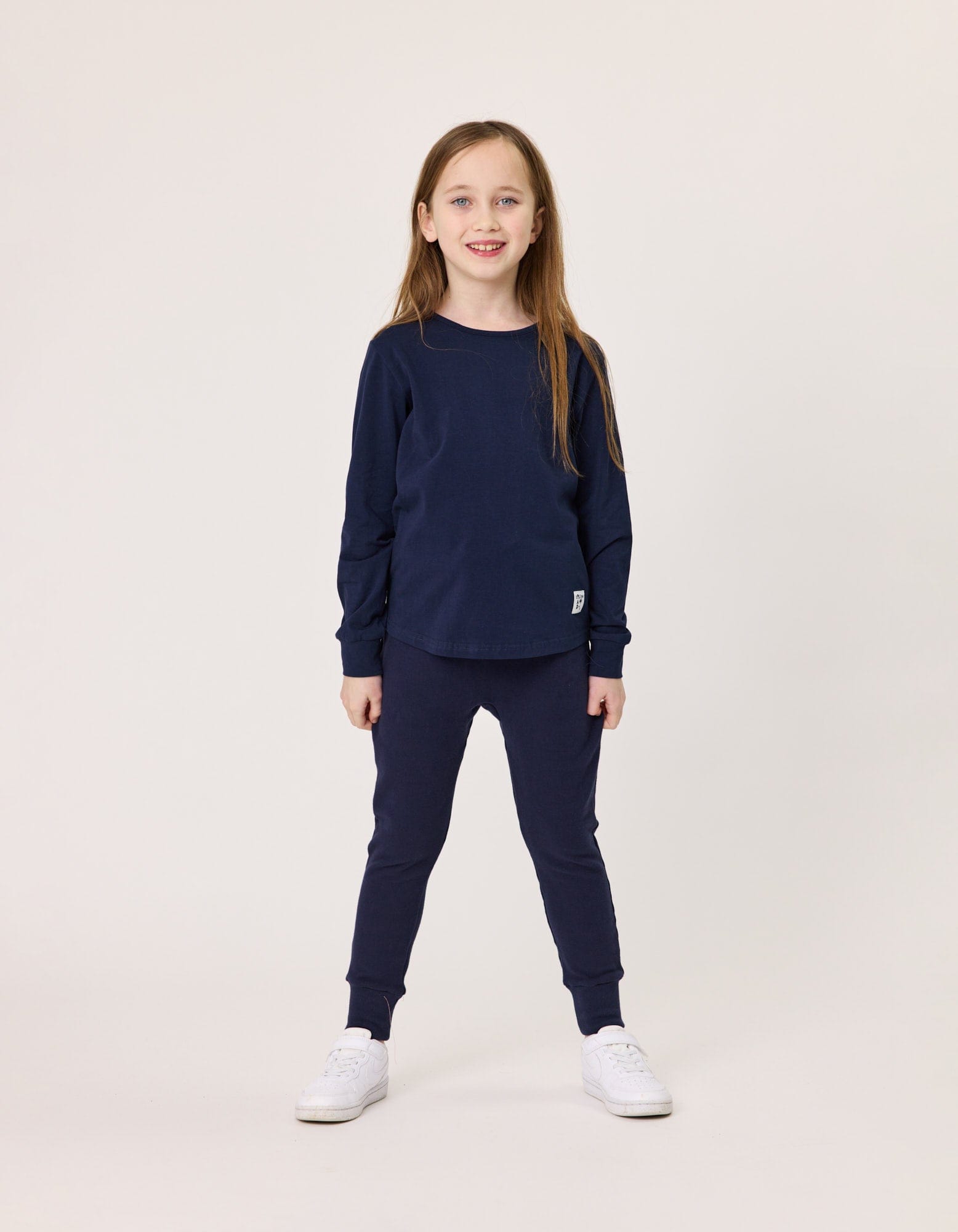 Rad Tribe Unisex Tee Tribe LS Tee in Navy