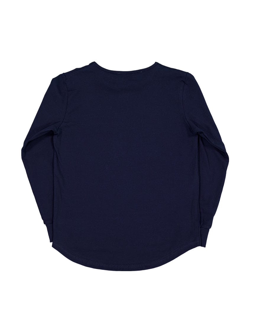 Rad Tribe Unisex Tee Tribe LS Tee in Navy