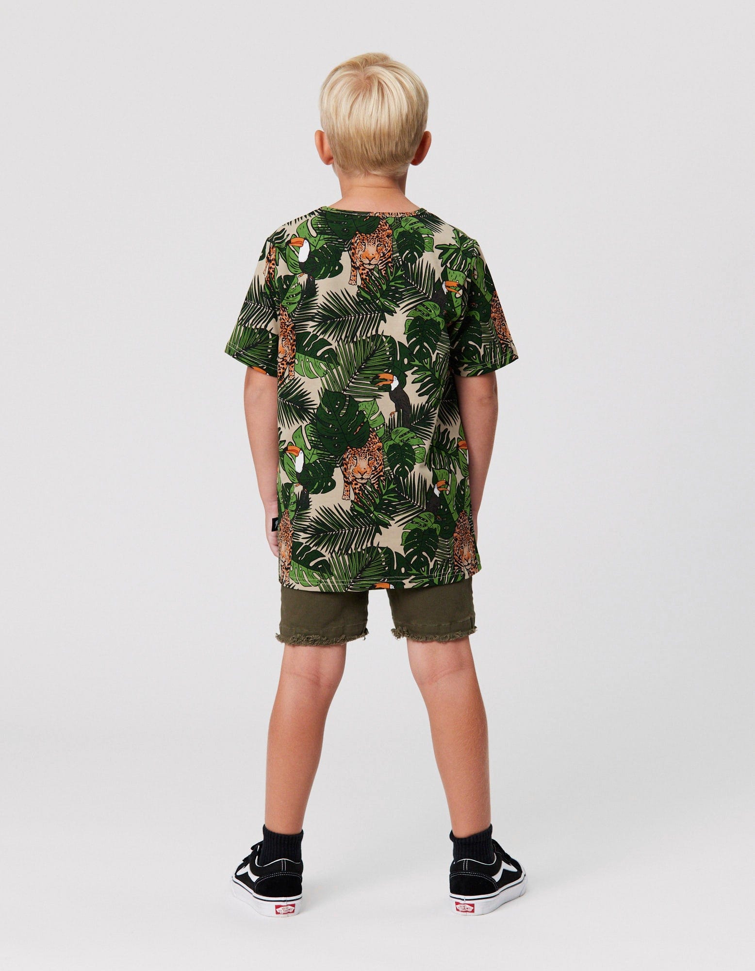 Radicool Dude Boys Bottoms Java Jungle Denim Short