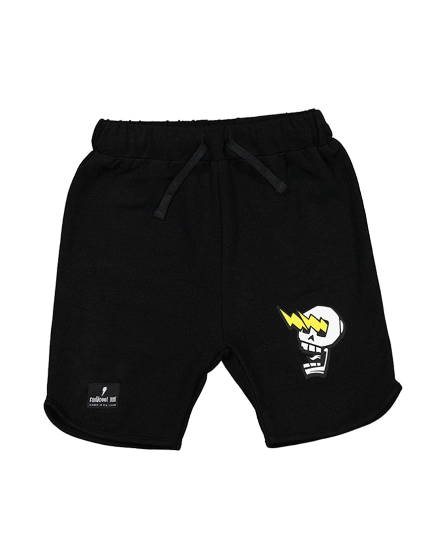 Radicool Dude Boys Bottoms Lightning Skull Short