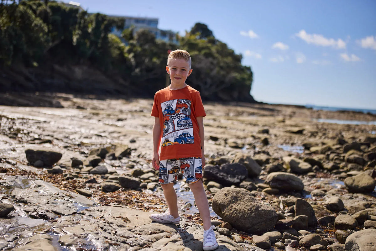 Radicool Dude Boys Bottoms Monster Trucks Short