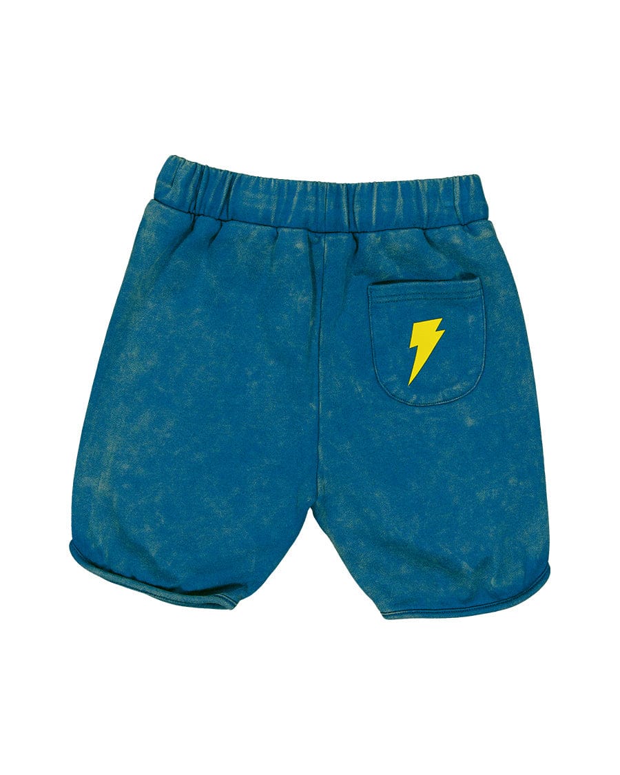 Radicool Dude Boys Bottoms Petrol Acid Wash Shorts