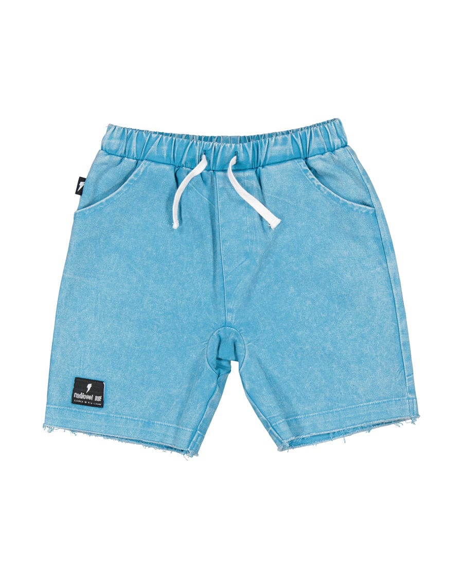 Radicool Dude Boys Bottoms Tropical Blue Denim Short