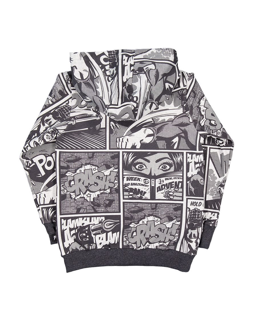 Radicool Dude Boys Jumper Comic Hood