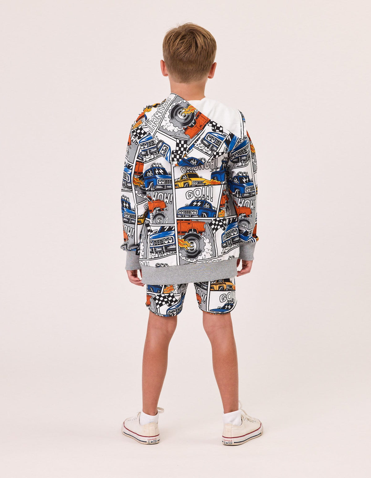 Radicool Dude Boys Jumper Monster Trucks Zip Hood