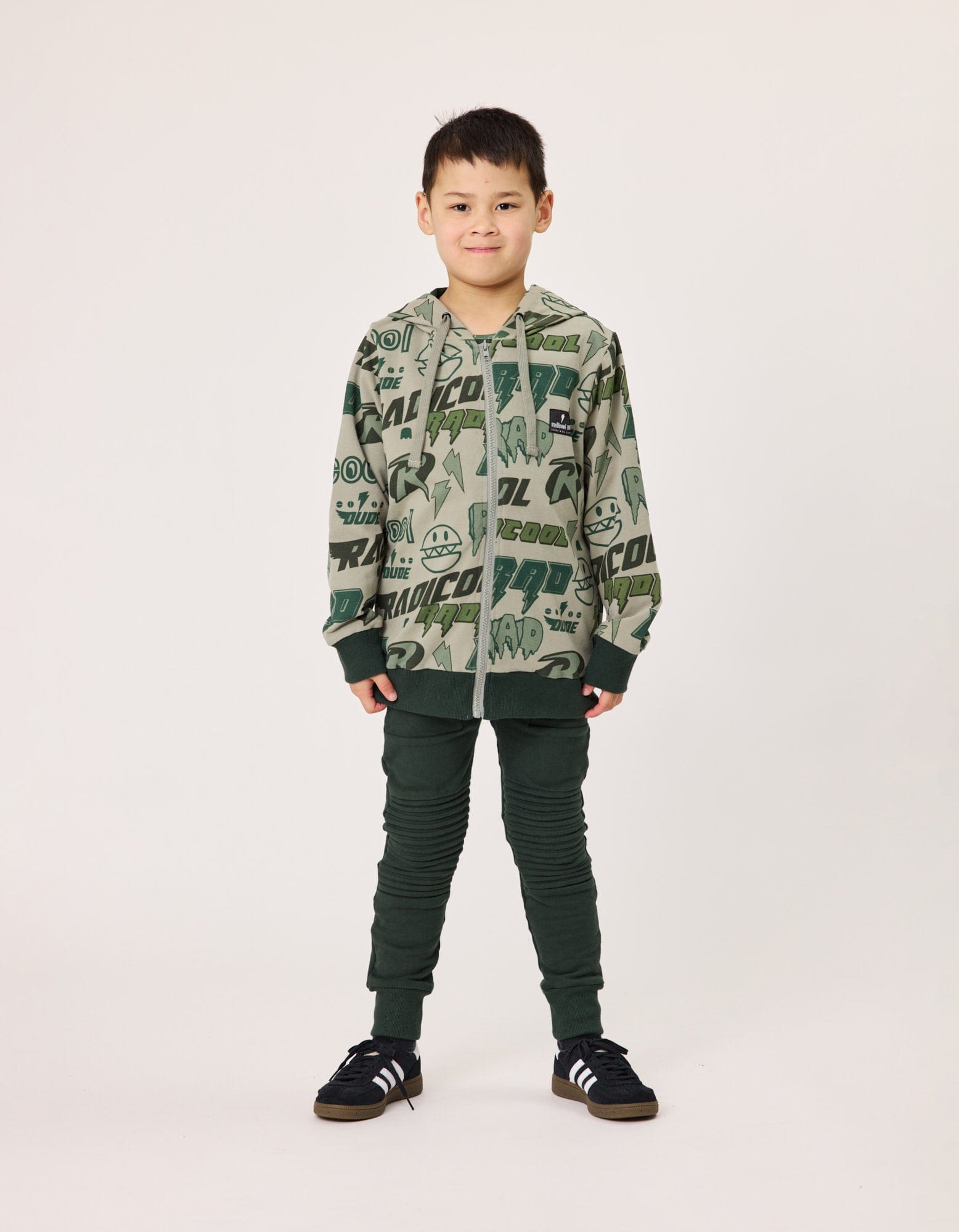 Radicool Dude Boys Jumper Radicool Rulz Zip Hood