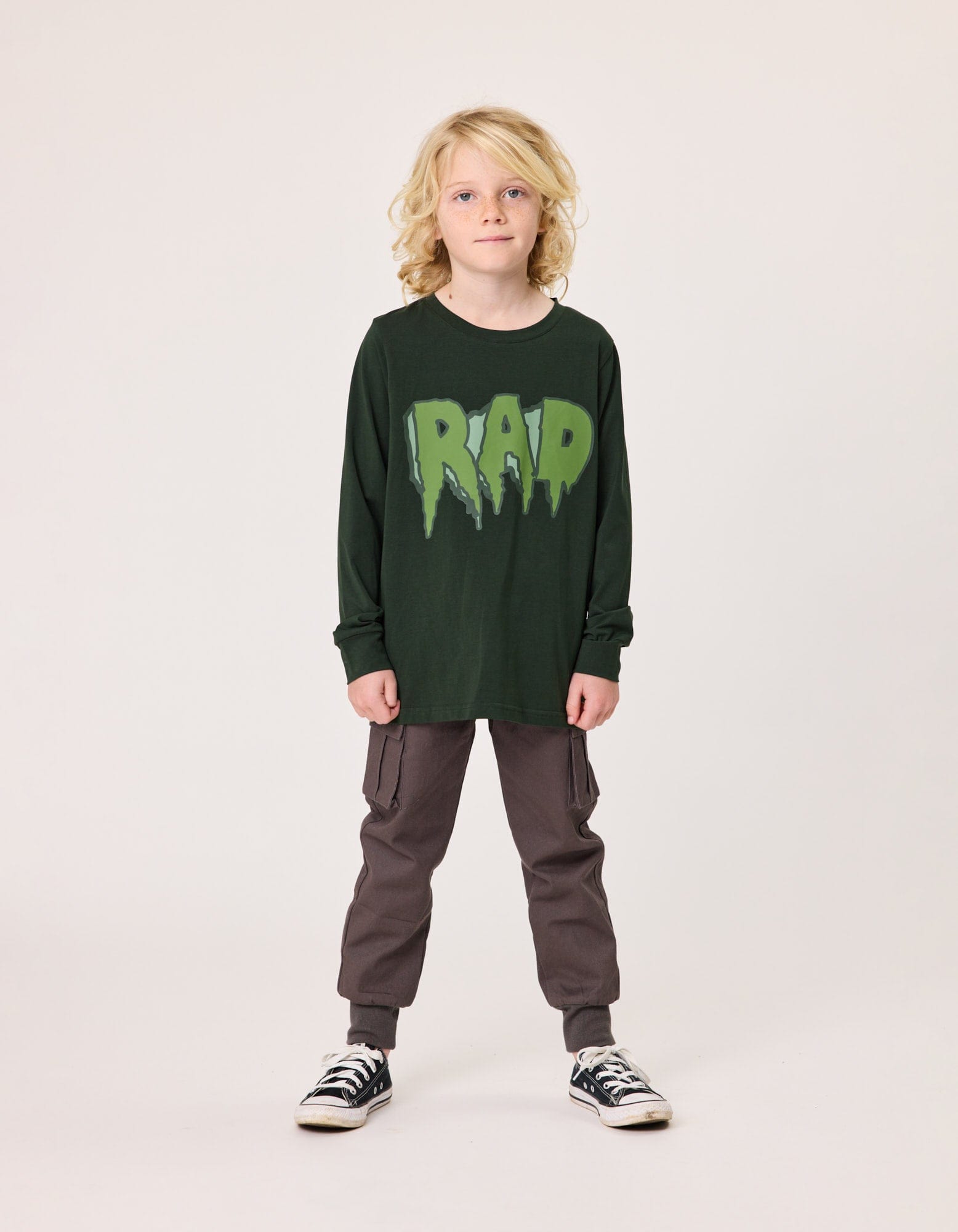 Radicool Dude Boys Pant Cargo Pant in Charcoal