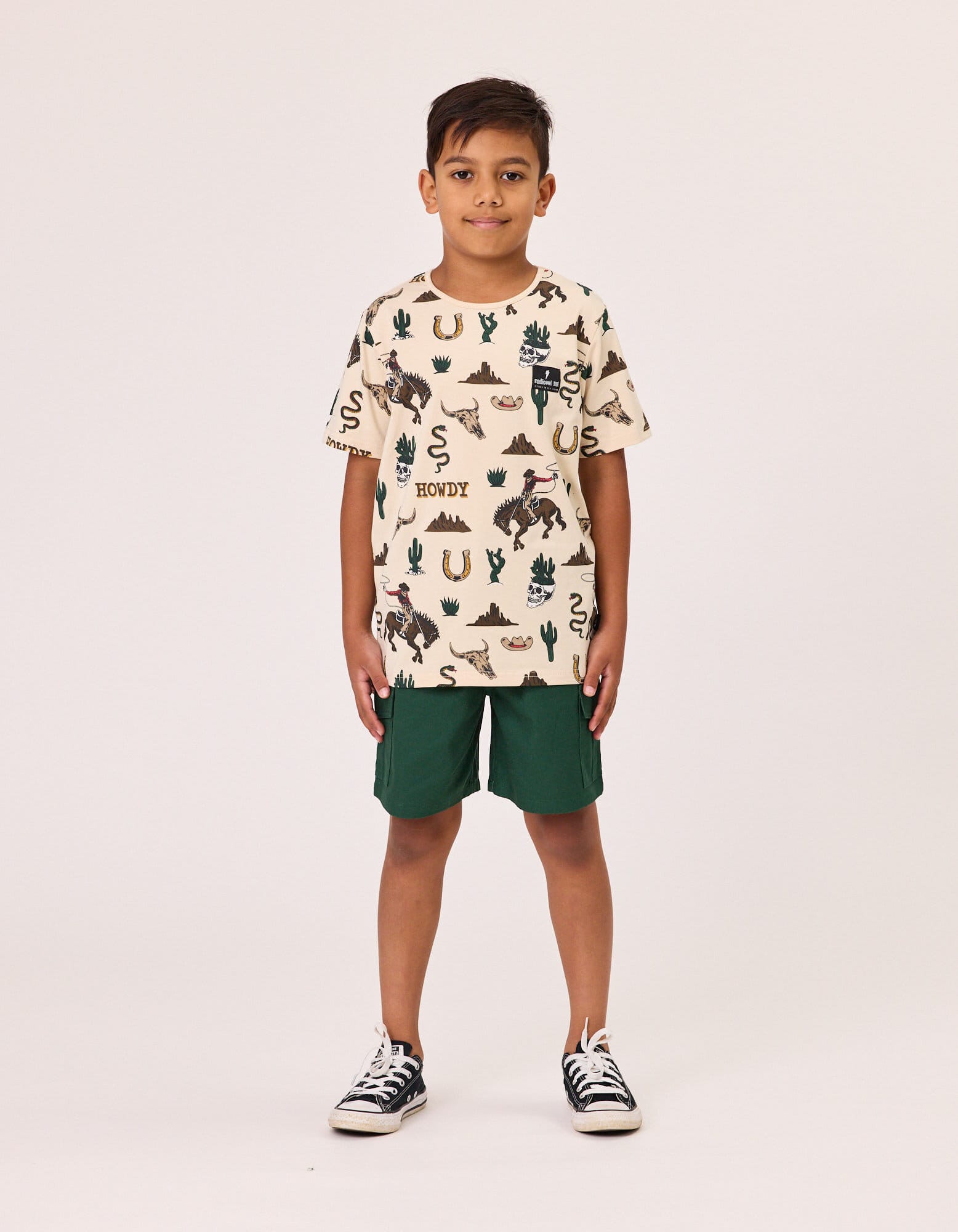 Radicool Dude Boys Tops 5Y Wild West Tee