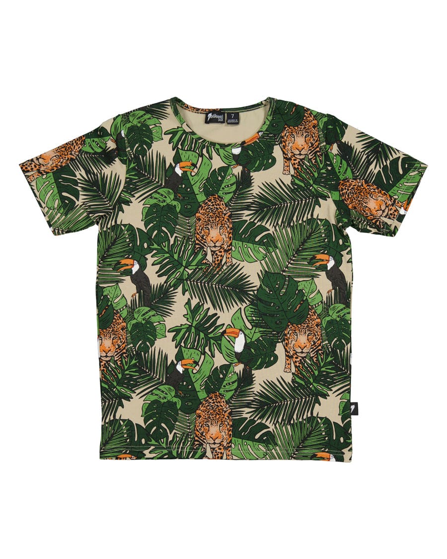 Radicool Dude Boys Tops Jungle Leopard Tee