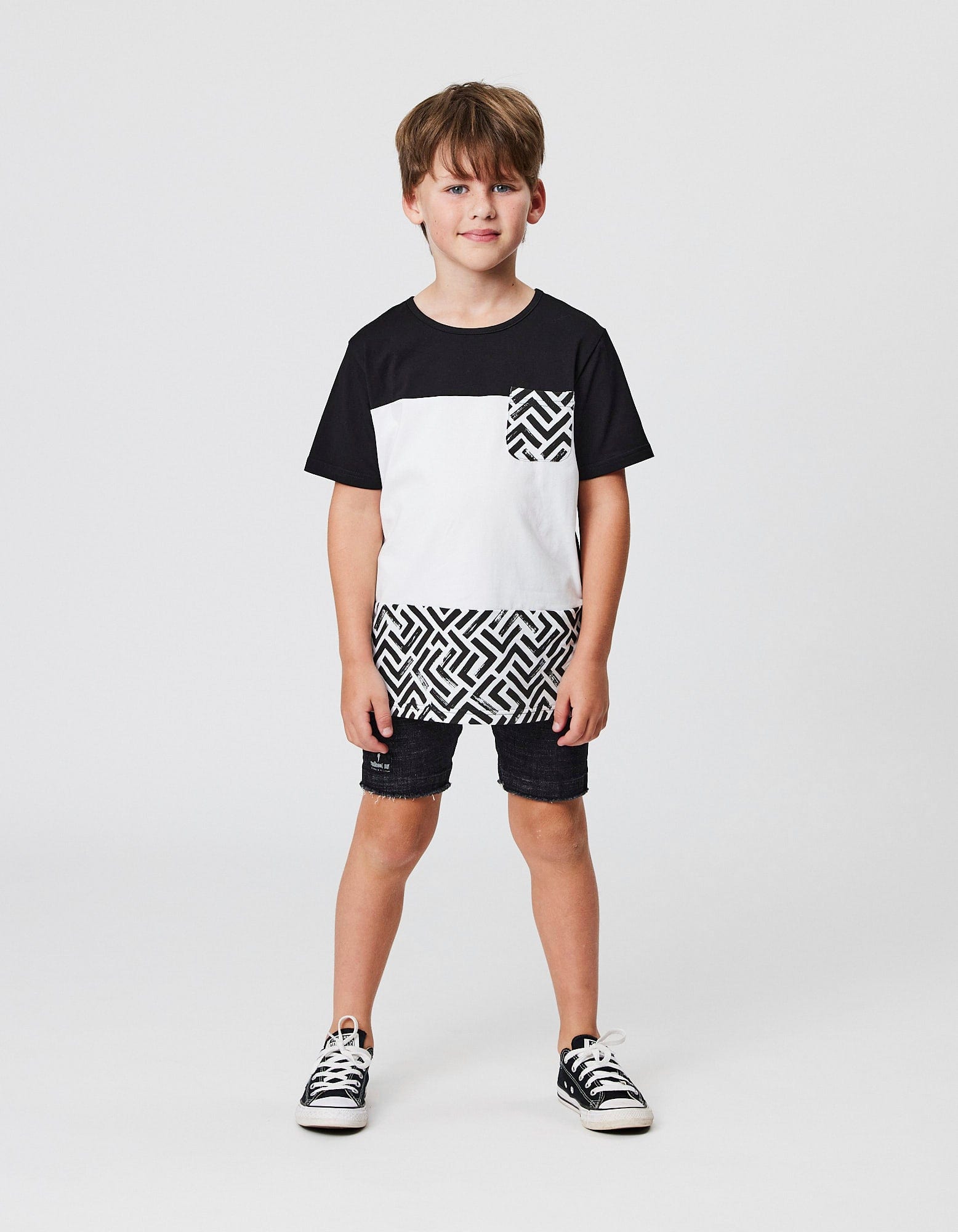 Radicool Dude Boys Tops Maze Pocket Tee