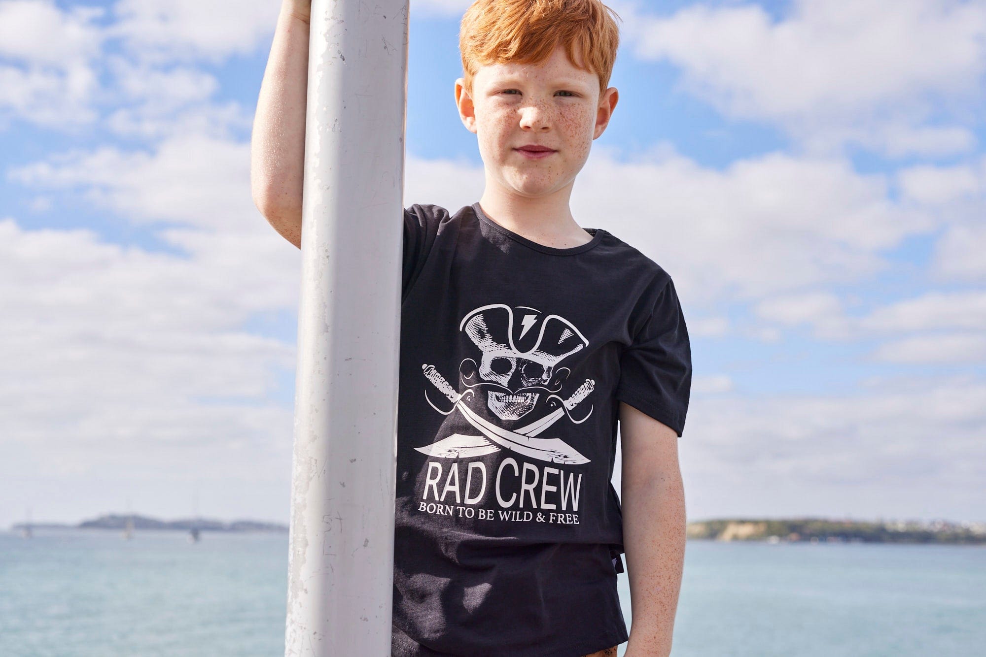 Radicool Dude Boys Tops Rad Crew Tee