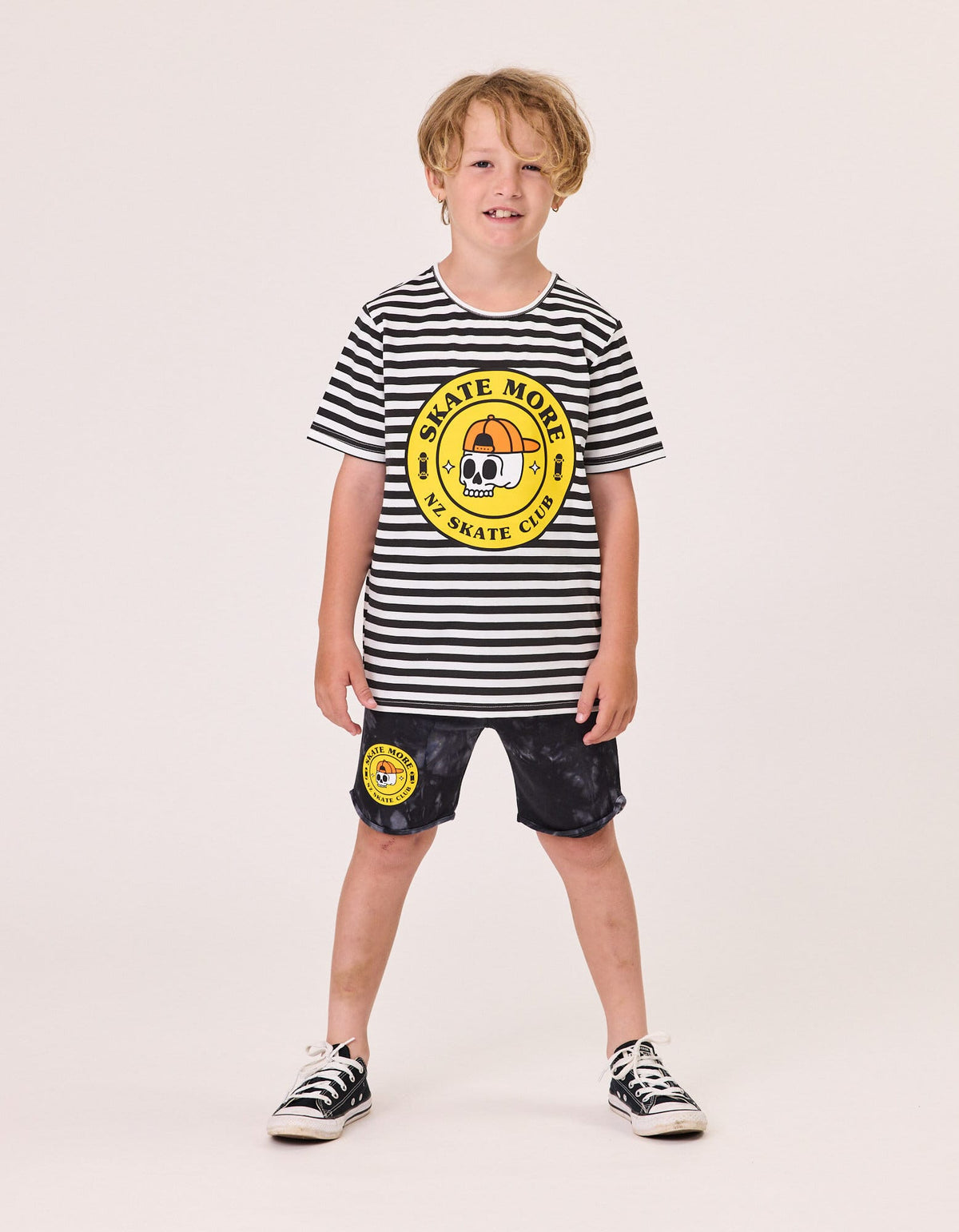 Radicool Dude Boys Tops Skate Club Stripe Tee