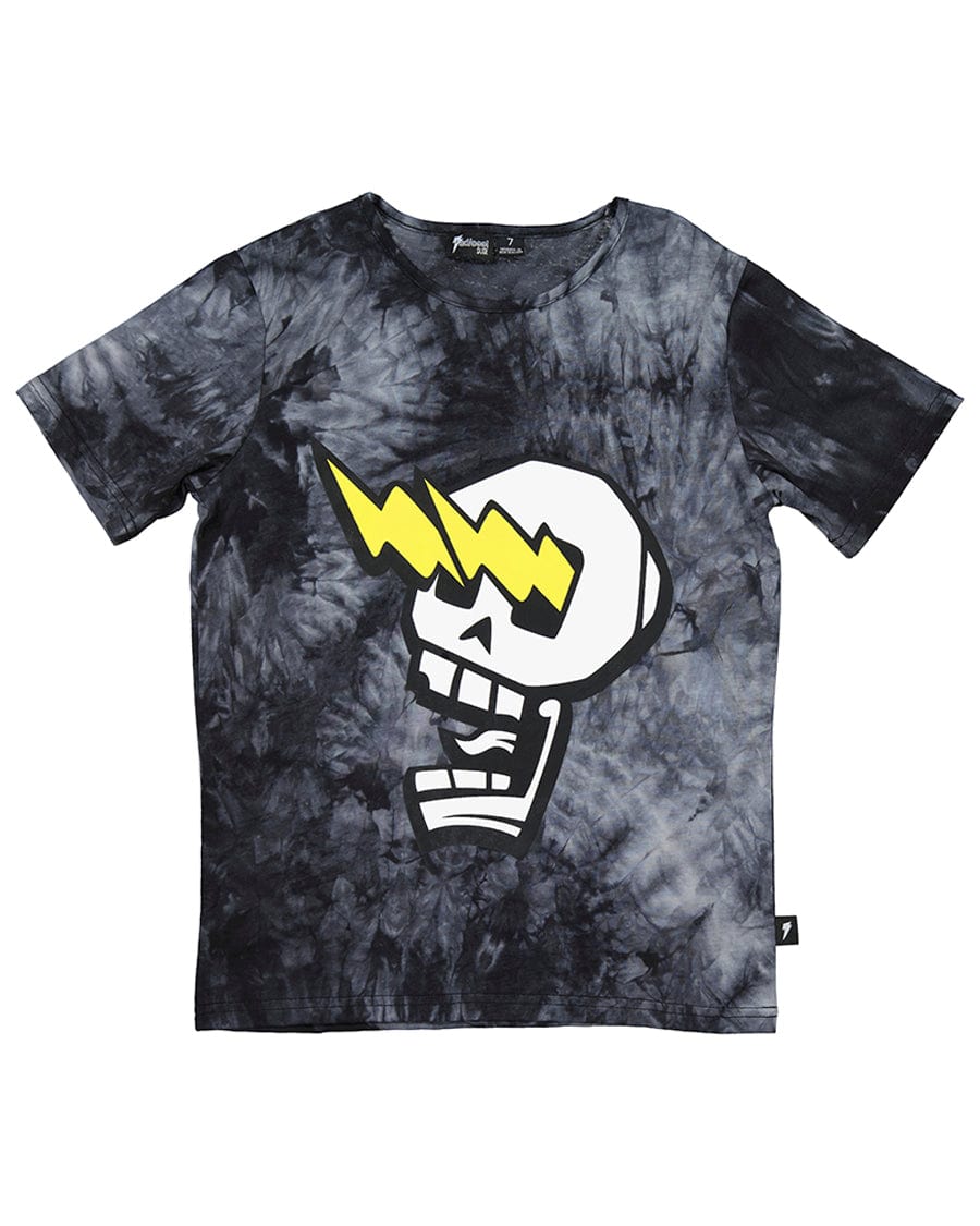 Radicool Dude Boys Tops Skull Tie Dye Tee