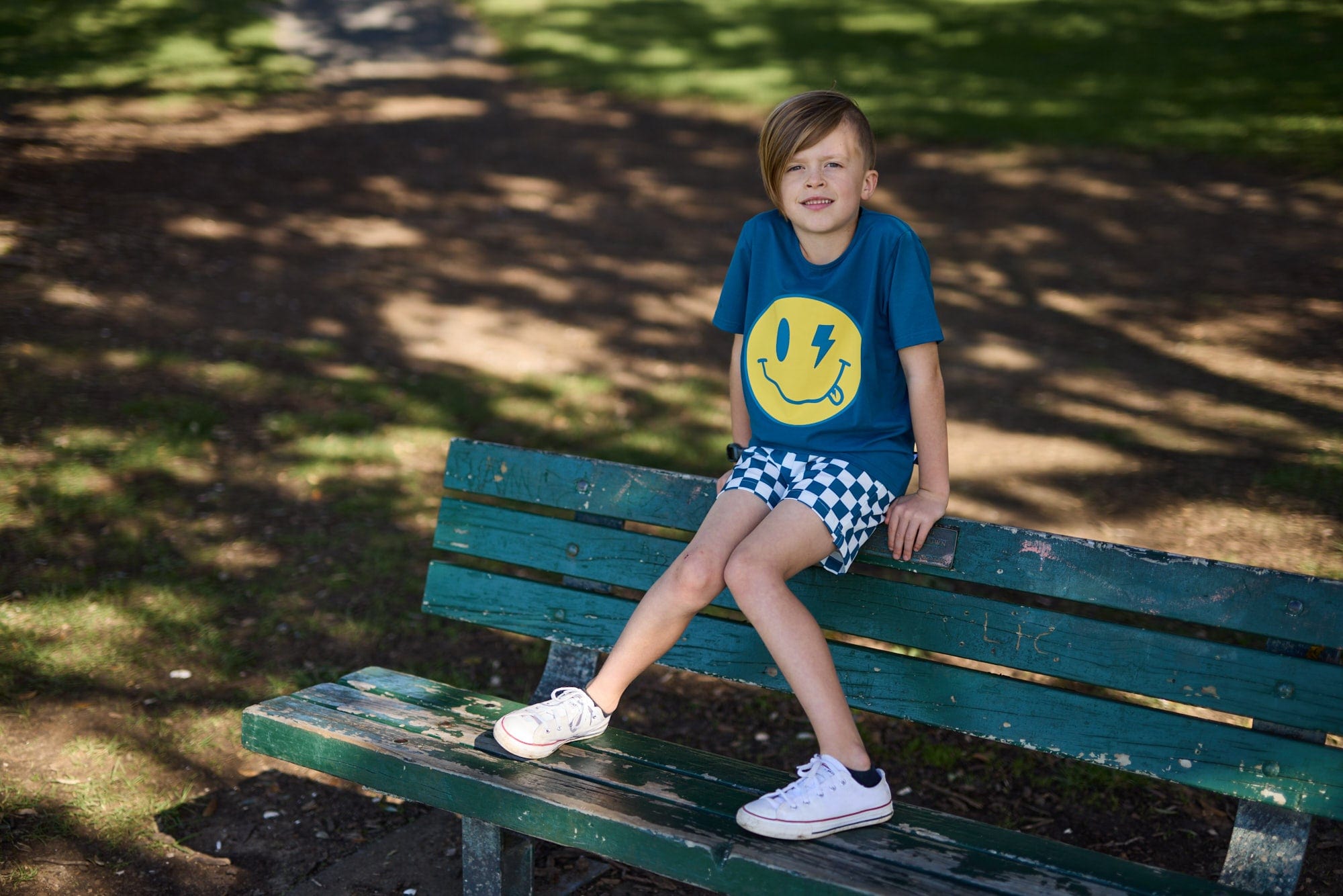 Radicool Dude Boys Tops Smiley Bolt Tee