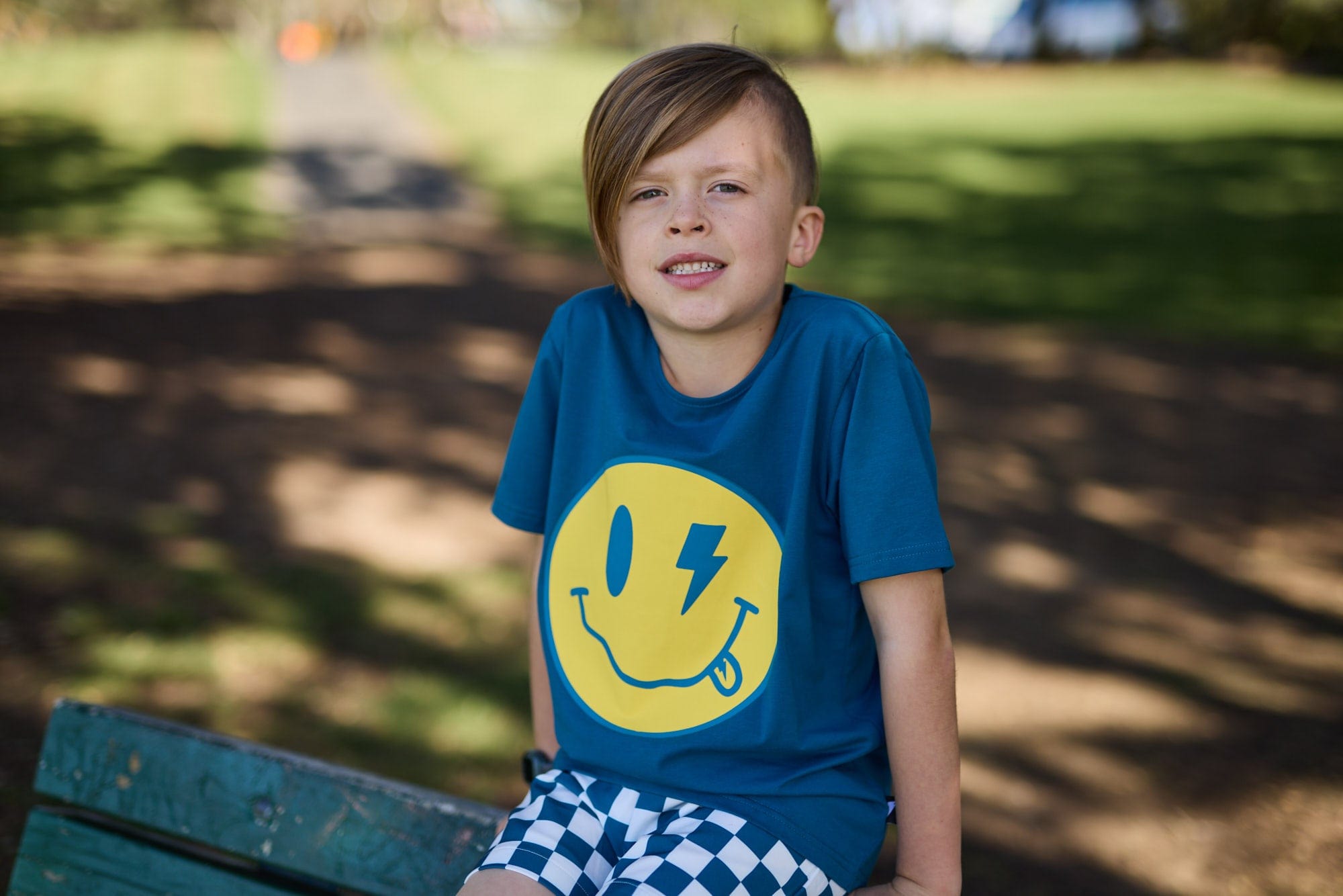 Radicool Dude Boys Tops Smiley Bolt Tee