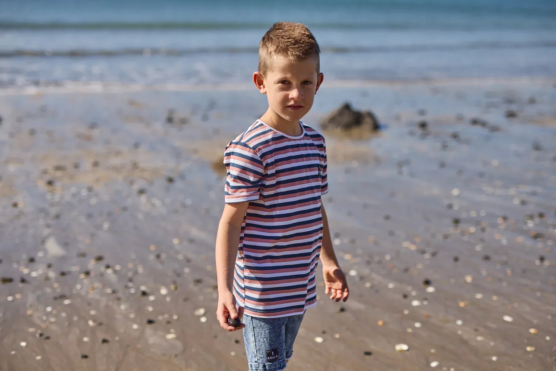 Radicool Dude Boys Tops Triple Stripe Tee