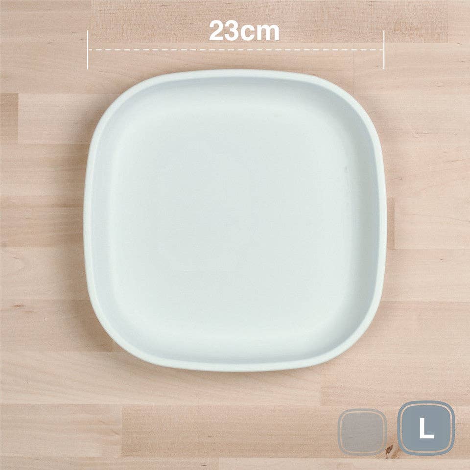 Re-Play Accessory Feeding Re-Play Large Flat Plate - White
