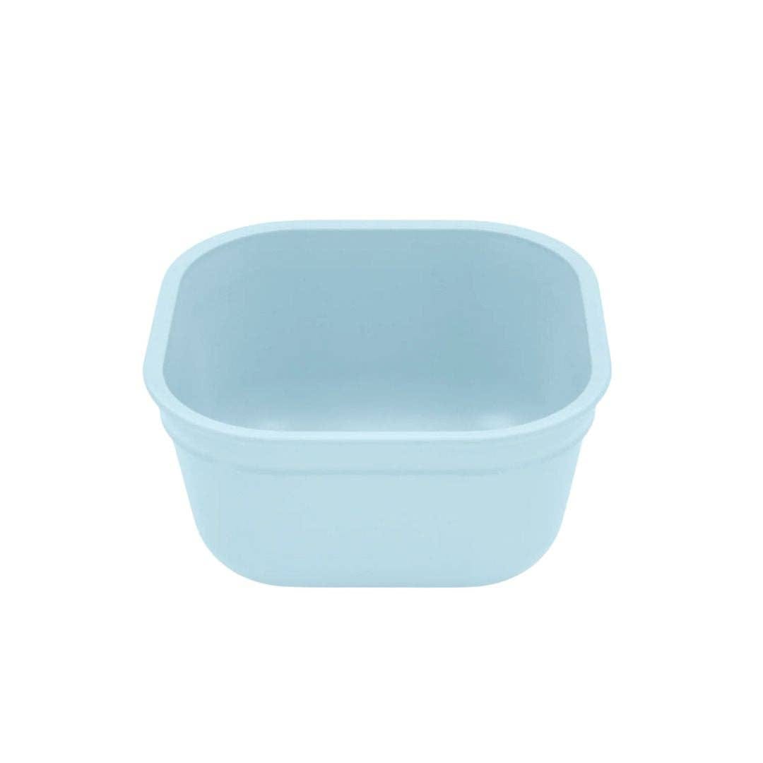 Re-Play Accessory Feeding Re-Play Square Bowl - Ice Blue