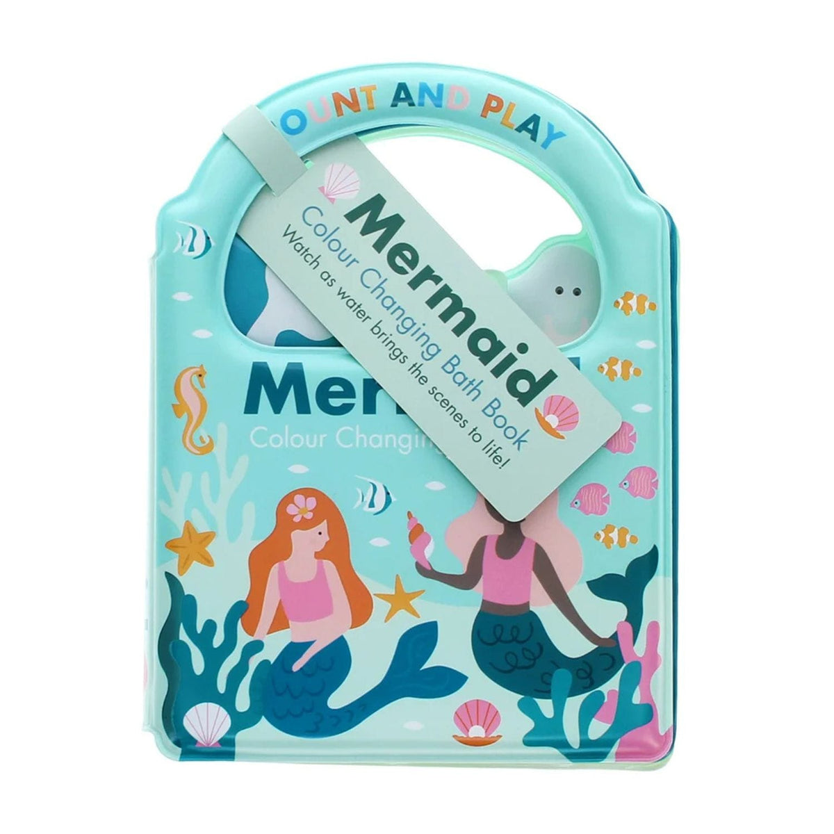 Rex London Bath Toys Colour Changing Bath Book - Mermaids