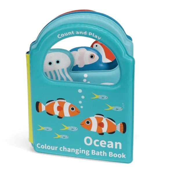 Rex London Bath Toys Colour Changing Bath Book - Ocean
