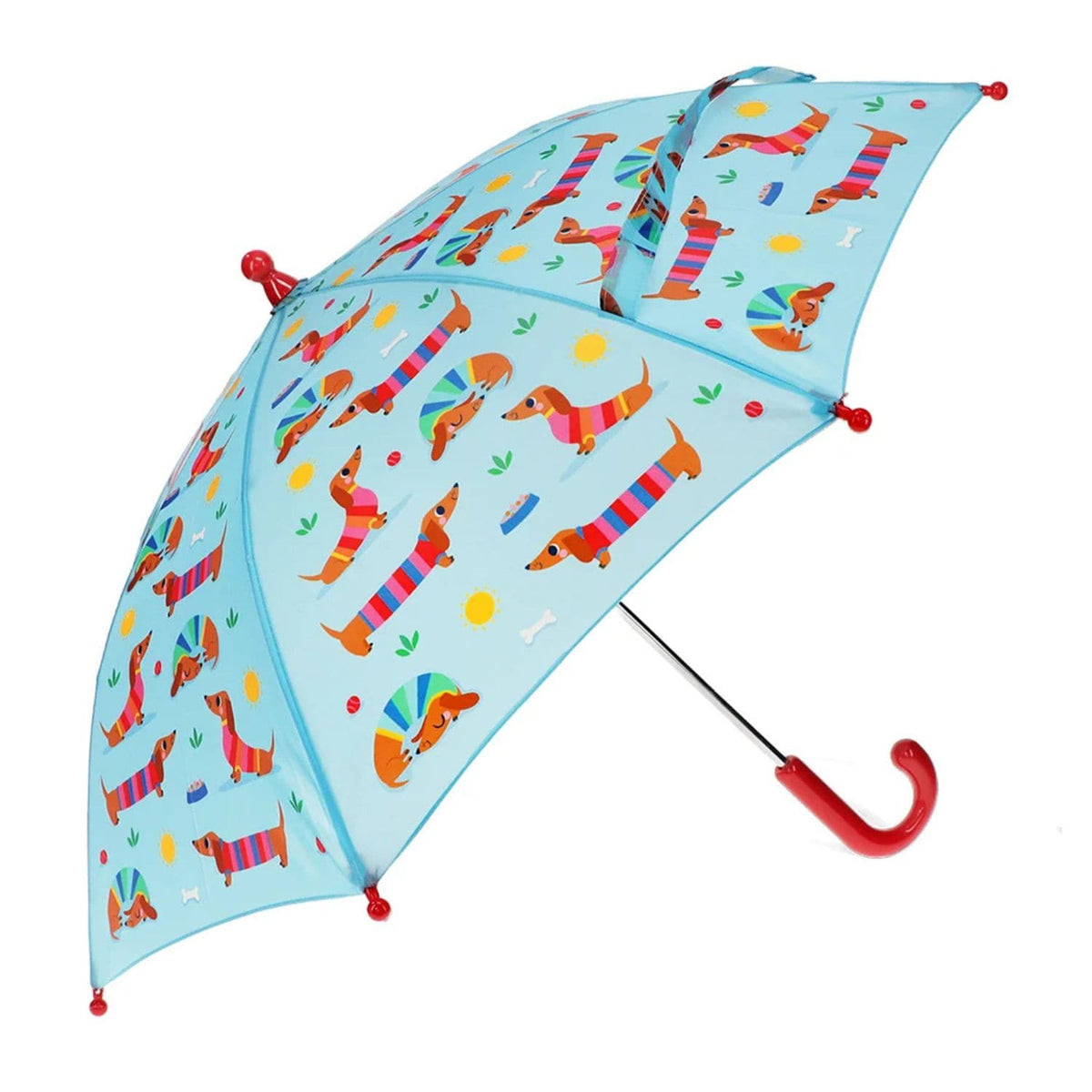 Rex London Children Accessories Children's Push-Up Umbrella - Sunny Sausage Dog