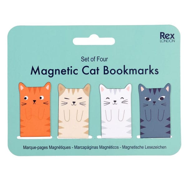 Rex London Childrens Books Magnetic Cat Bookmarks