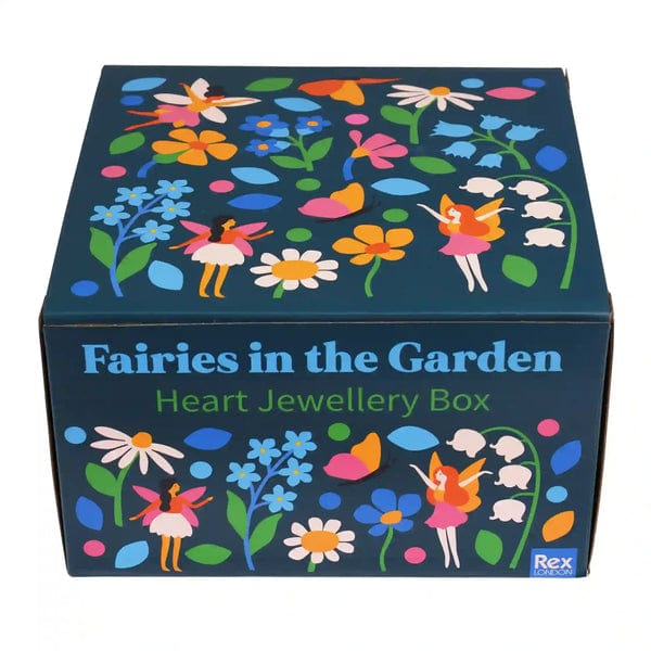 Rex London Girls Accessory Fairies in the Garden Heart Musical Jewellery Box