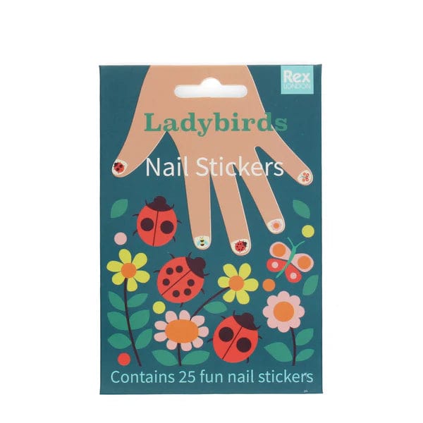 Rex London Girls Accessory Ladybird Nail Stickers