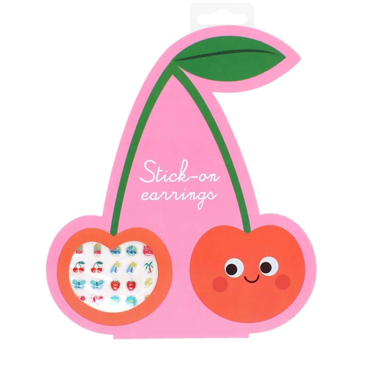 Rex London Girls Accessory Stick On Earrings - Cherry